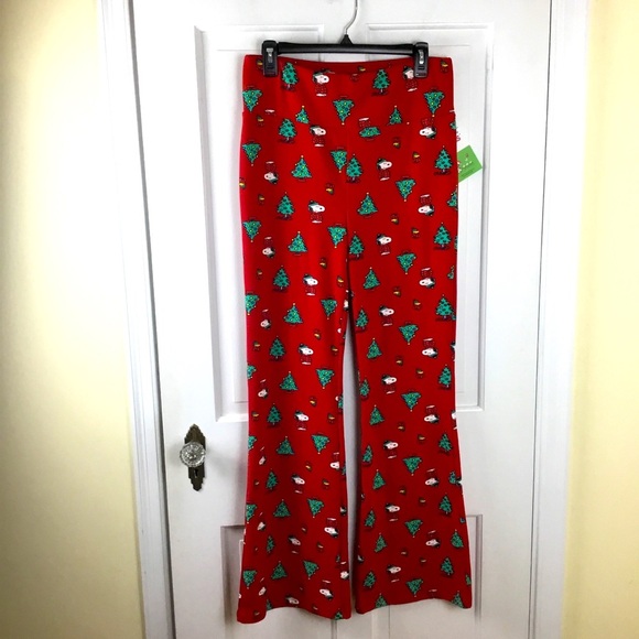 Peanuts Snoopy Christmas Lounge Pants Pajama Size XL NWT - Picture 1 of 6